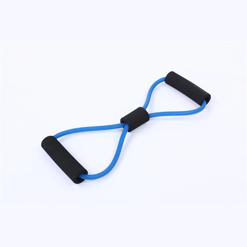 Wholesale 8-Shape Yoga Strap Rally Strap Pull Chest Expander Latex Elastic Rope Resistance Bands For Shoulder Sports