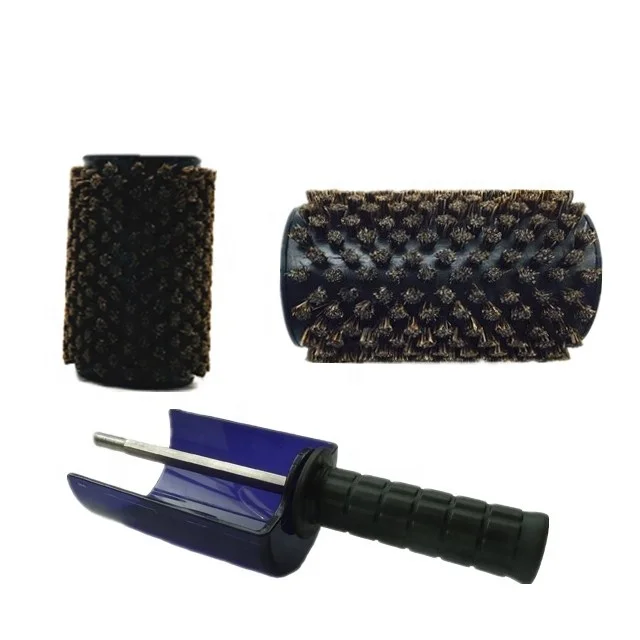 
Horsehair Bristle Snowboard Ski Wax Roto Brush Kit 