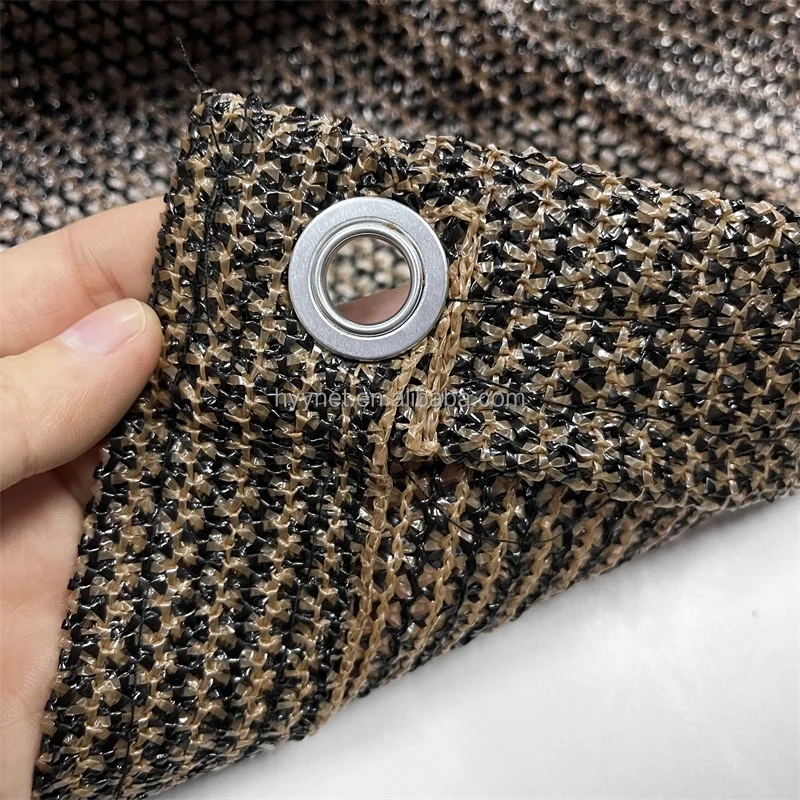 Outdoor 70% shading privacy netting fence cover with grommet and buckle