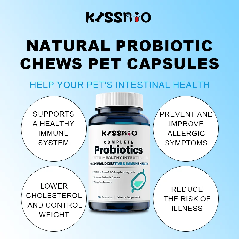 Stomach Guard |Soft Chew Prebiotics Dog Supplements for Gut Immune Health Care