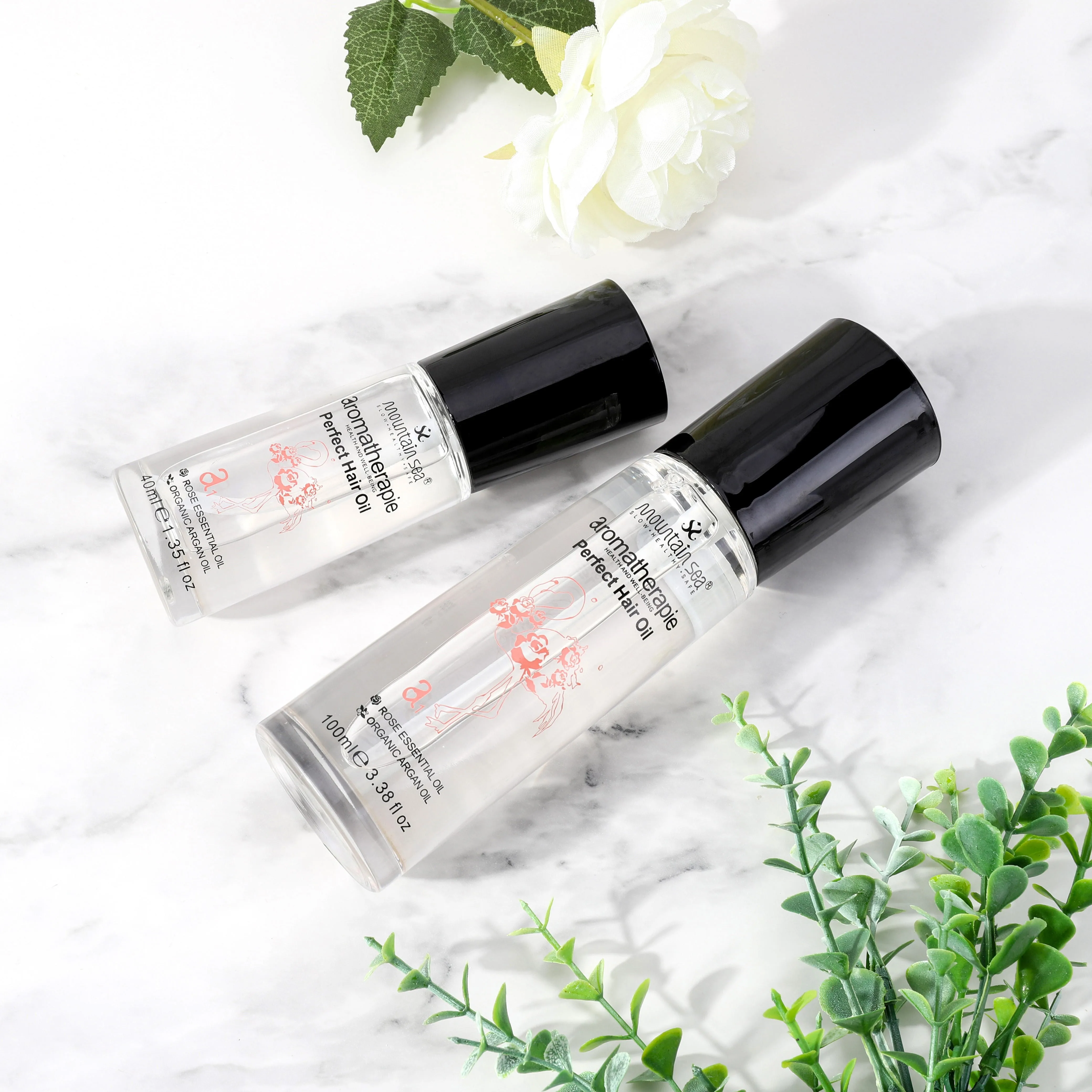 Private Label Mountain Sea Preservative Free Organic Argan Oil Hair Treatment Perfect Hair Oil