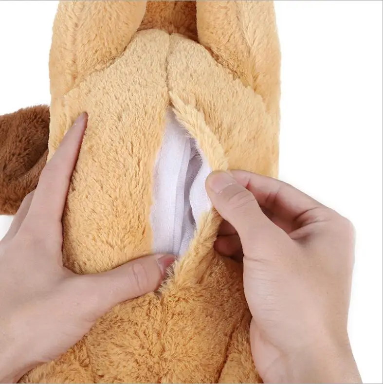 Heartbeat Puppy Training Toy Plush Pet Snuggle Soothe Anxiety Relief Sleep Aid Durable Dog Chew Toys