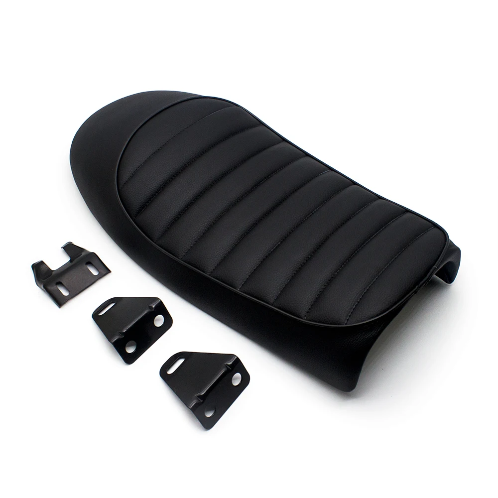 Custom Retro Hump Saddle Brat Flat Seat Motorcycle Cafe Racer Motorcycle Seats for CG125 CB 250 350 550 650 GN125 GN250