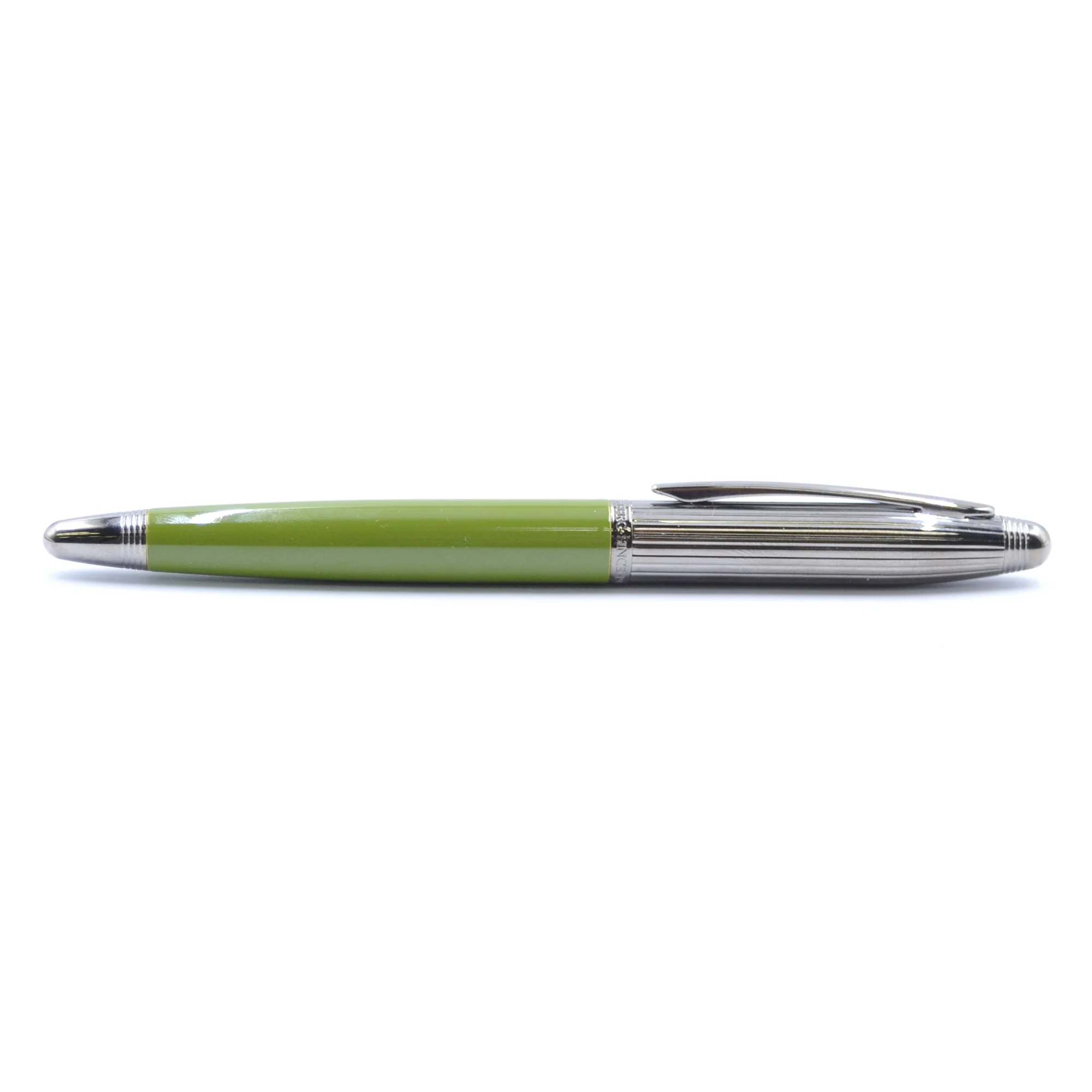 Luxury Green Metal Roller Ball Pen with Polish Finish for Business Gift