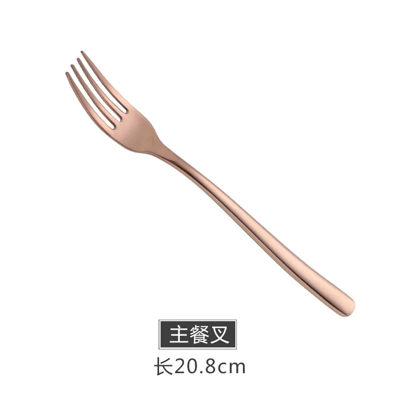 Hot Sale Bulk Gold Wedding Serving Flatware Set Stainless Steel 18/10 PVD Elegant French Moonlight Cutlery