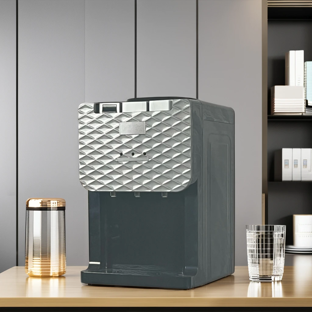 Small Electric Freestanding Water Dispenser Cooler Three water tap hot cold warm  drinking water machine compressor cooling
