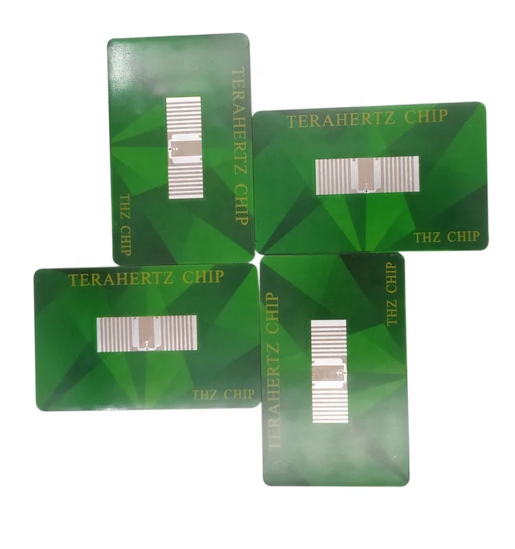 Eco friendly health care bio nano terahertz chip cards quantum technology energy scalar ion negative healing card