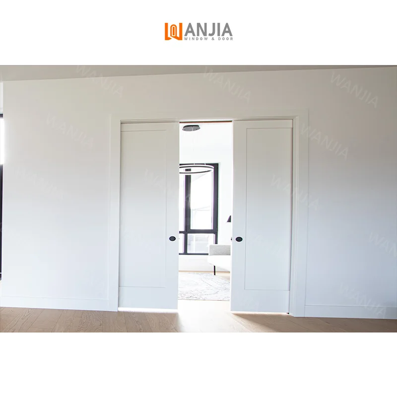 Latest Design Custom Residential House Interior Pocket Doors Wooden Pocket Doors Slide Modern Pocket Doors