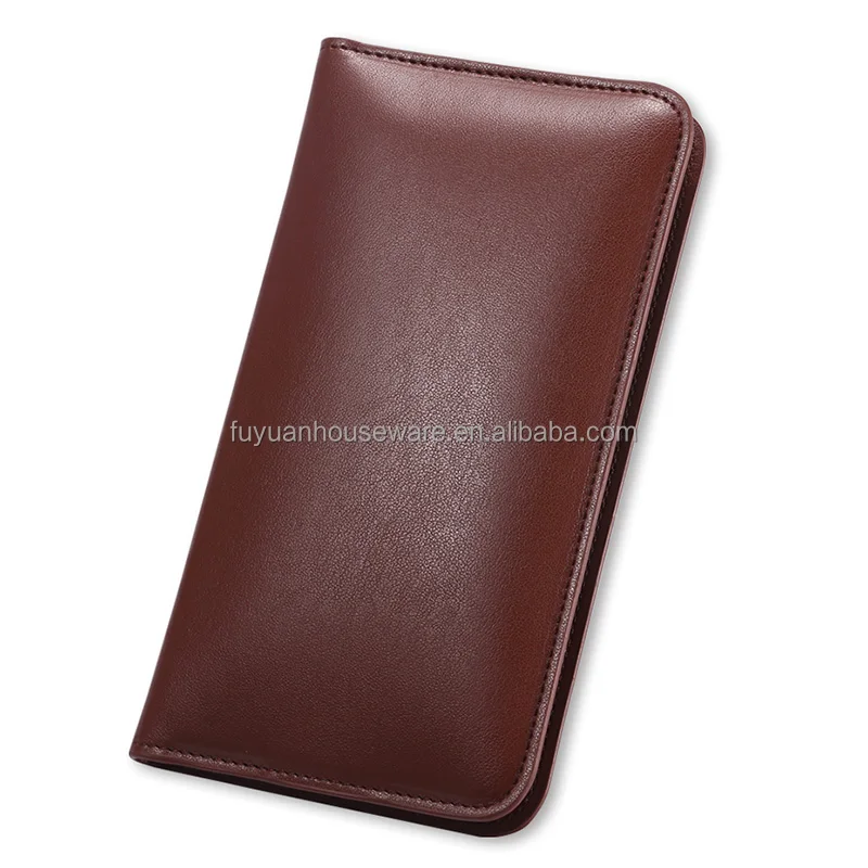 Women PU long retro wallet custom logo wallet fashion wireless battery packs wallet for mens