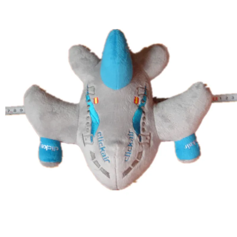 Design custom logo stuffed animal plush Plane toy, Kids plush plane