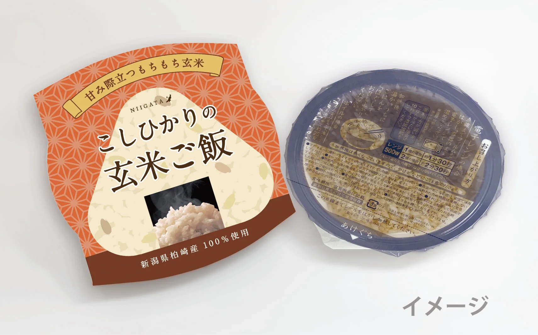 Niigata Koshihikari Microwave Pack Rice/Niigata Koshihikari Brown Microwave Pack Rice