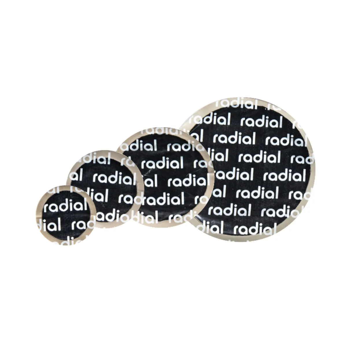 Wheelsky Black Bias Ply Tire Repair Rubber Inner Tube Cold Patches