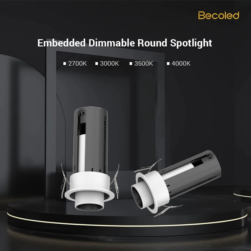 Wholesales Decoration Spotlight  Aluminum Spot Lighting Recessed Ceiling Indoor Hotel Spotlight LED Mini Lighting Manufacturer