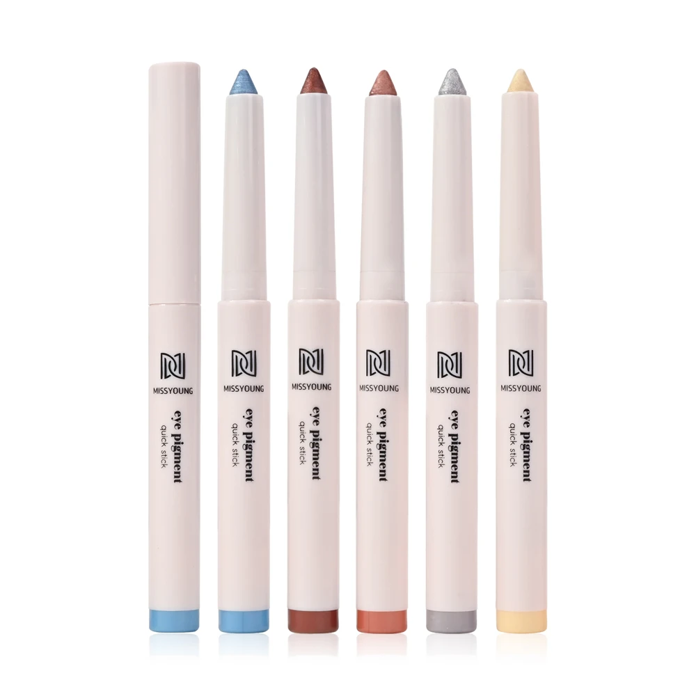 Custom eyeshadow pen high pigment eyeshadow pen packaging private label shimmer eye shadow add logo