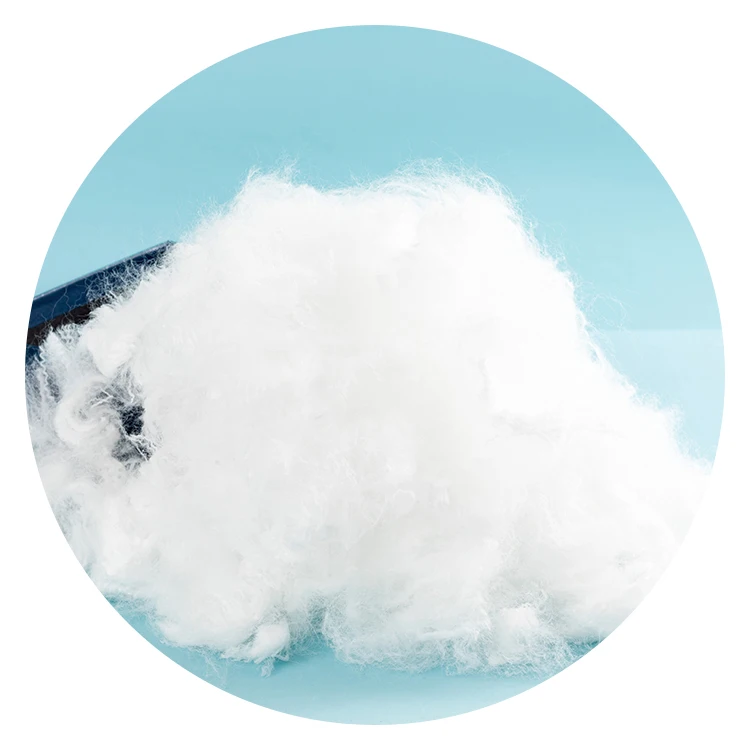 0 9*32 мм полиэфирные волокна переработанные наполнители для подушек белые