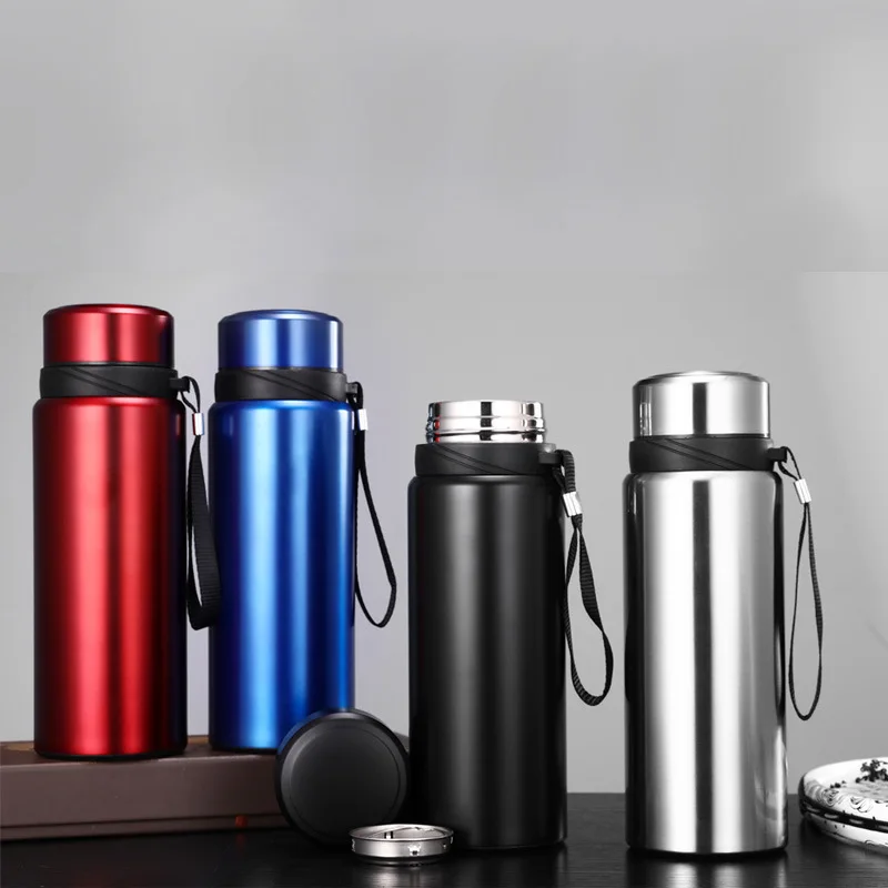 Double wall thermal thermos bottle 800 ml stainless steel vacuum flask
