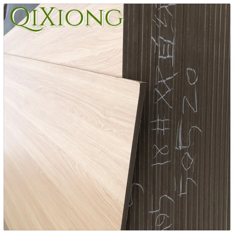 QIXIONG 2023 High Quality Wood Grain Color 18mm Melamine Laminated Mdf