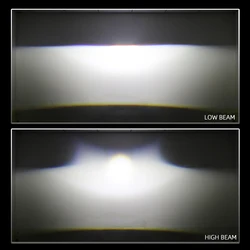 SANVI Super Bright  M15 Headlight Lamp High Low beam Mini 6000K 1.5 inch Matrix LED Module lens LED projector lens
