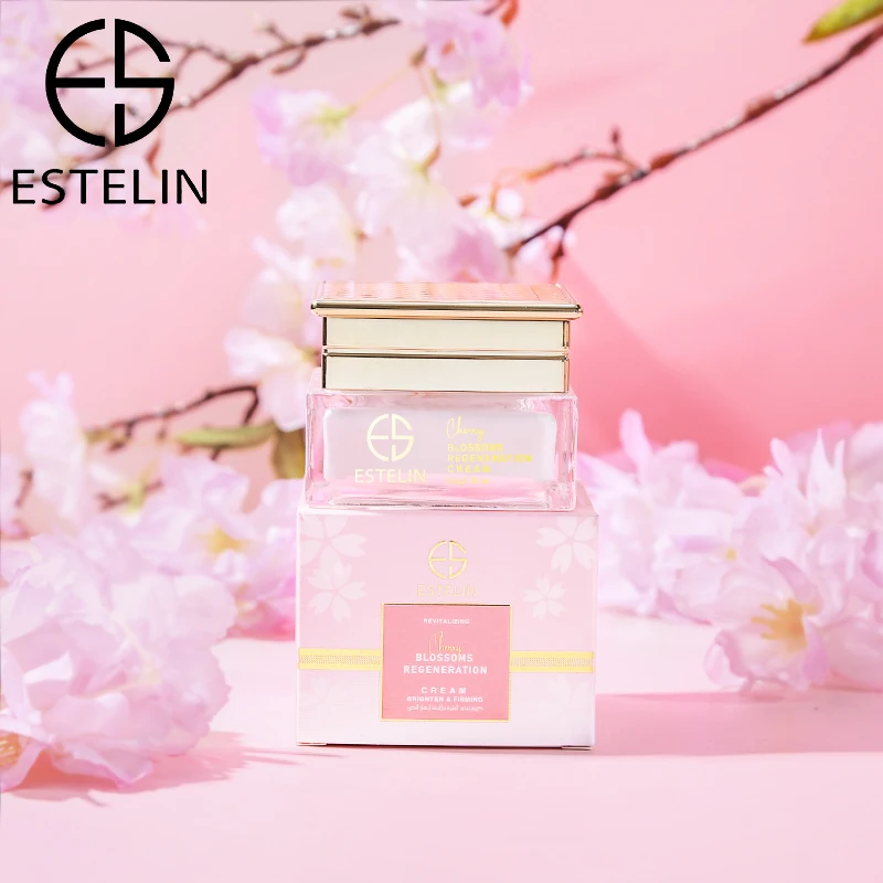 ESTELIN Skin Care Cherry Blossoms Micro-Nutritive Regeneration Cream 50g Moisturizing nourishing Smoothing Facial Cream