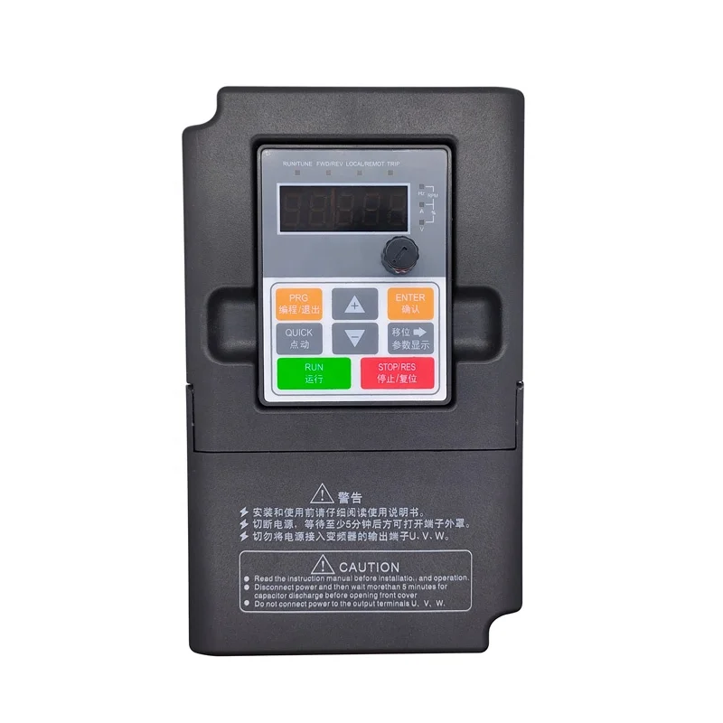 0.75KW 1.5KW 2.2KW 3KW 4KW Frequency Inverter AC/AC 220V Single-phase 380V Three-phase Frequency Converter