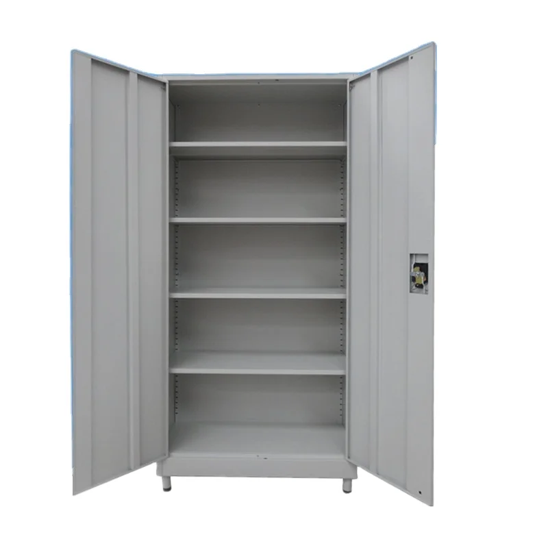 Modern Indian Cheap Bedroom Metal Clothes Wardrobe Locker With Legs