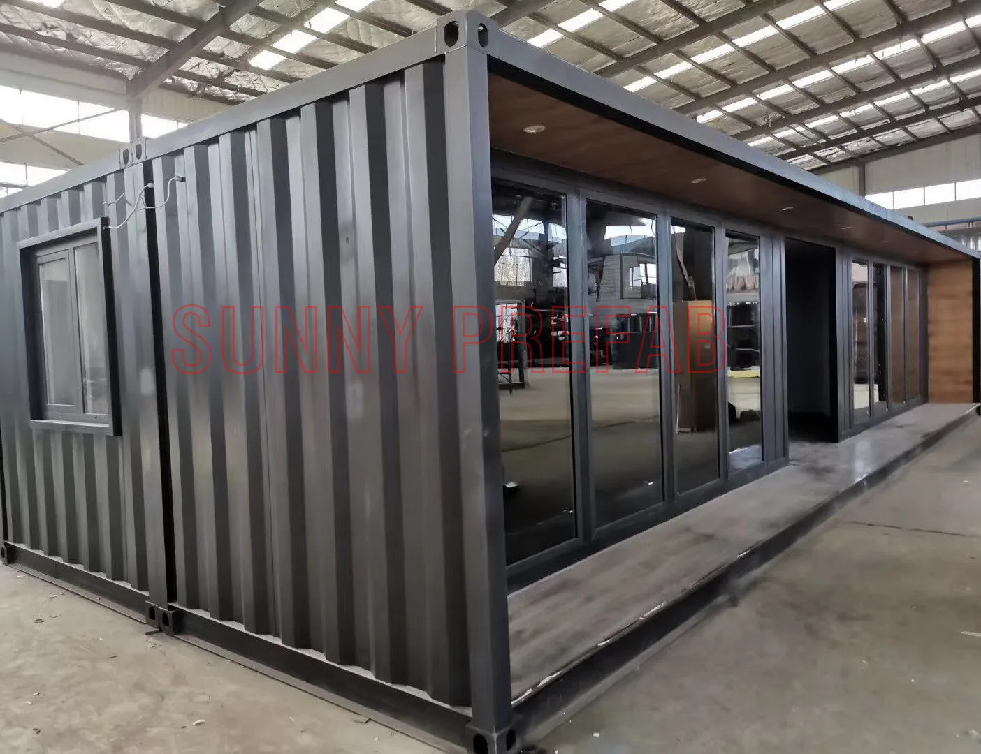 20 feet 40 feet steel material welded mobile  luxury container house office shop kiosk home prefab house