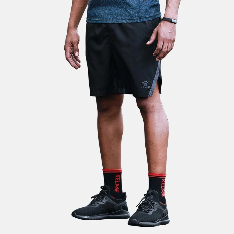 Мужские спортивные штаны KELME, спортивная одежда, спортивные тренировочные повседневные уличные штаны, короткие спортивные шорты для бега, дышащие