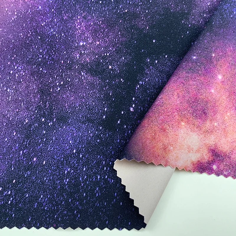 leggings spandex custom ink printing polyamide elastane double knit 4 way stretch fabric design print