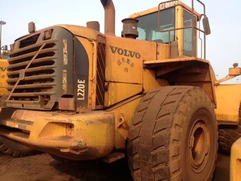 Used wheel loader volvo L120E L120F 120G 180G L220G original VOLVO wheel loader good condition