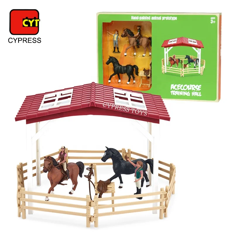 New Design Washing The Stables Animal Model Toy Horse Toy Set Toy Horse Set