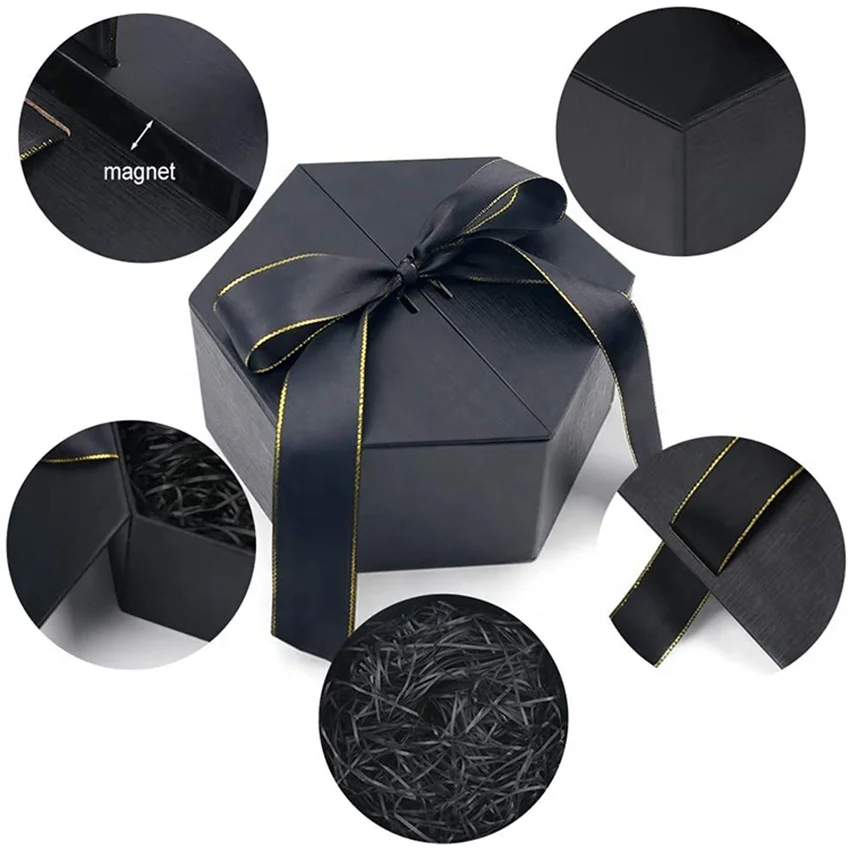 Прямая продажа с завода, бренд Amazon, алюминиевое мыло, adventкалендарarcardboardbox, магнитная коробка с откидной крышкой для упаковки бумажника