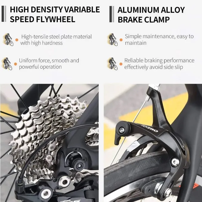 SAVA Factory Wholesale 22 Speed T800 Carbon Fiber Fork V Brake Carbon Road Bike Bicycle Racing Bike Bicicleta for Men Women