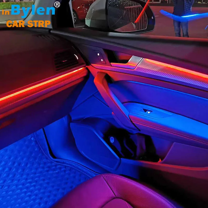 atmosphere lighting interior ambient APP control car led strip