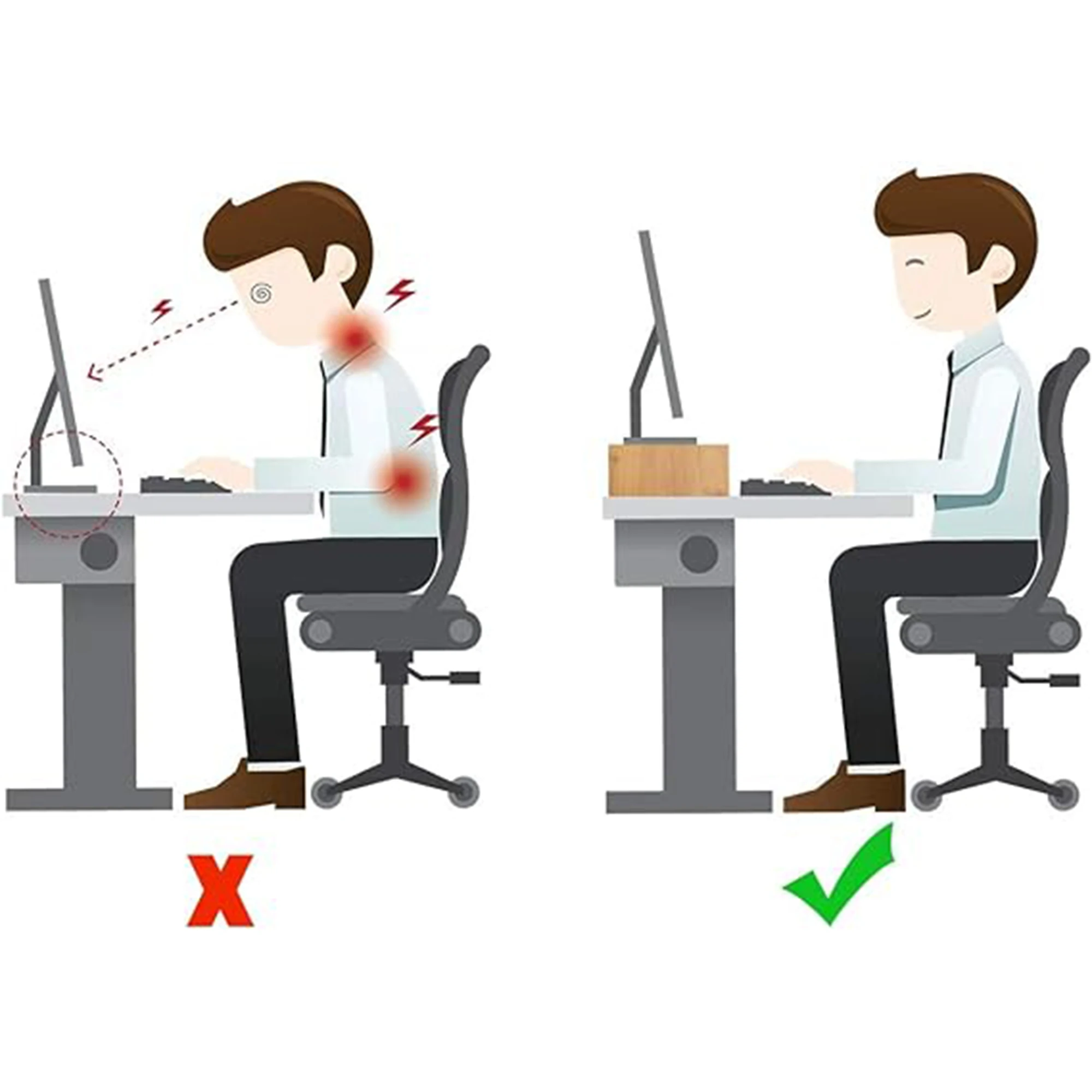 2024 Sell-hot Stand Desktop Shelf Organizer Keyboard Storage Bamboo Computer Monitor Stand