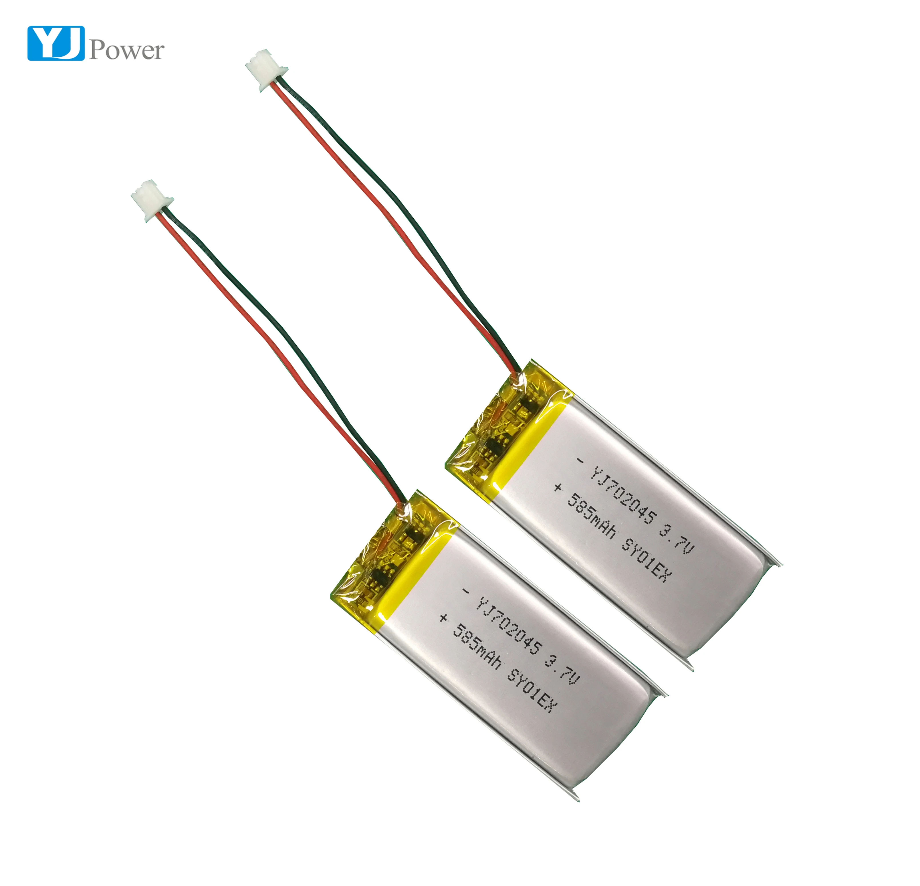 Factory Price 702045 3.7v 585mAh Rechargeable Lithium Polymer Battery for GPS tracker With CE KC MSDS CQC Certificate