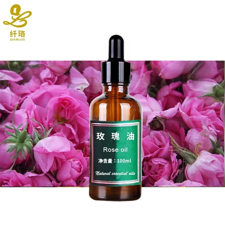 Pure Natural Rose Oil For Body Massage Skin And Hair Care Aromatherapy Rose Essential Oil Set Private Label