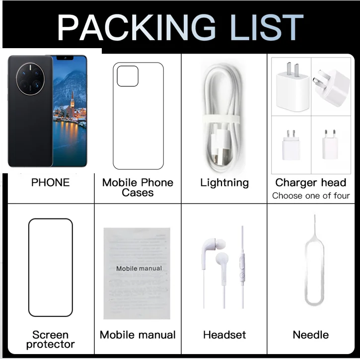 Free shipping for 5G Smartphone S22 Ultra 16+512GB Android Mobile Phones With Face ID Original Unlocked Cell Phone