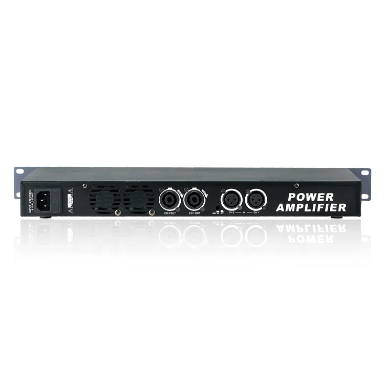 Mini-LE2450 Профессиональный 450 Вт * 2 канала класса D Power 1u цифровой усилитель для караоке