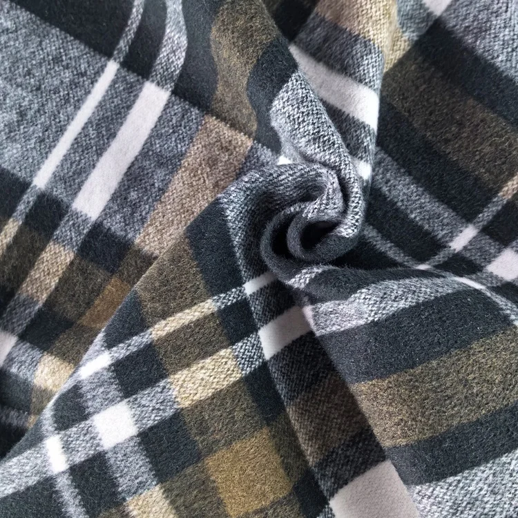 Factory supply wholesale price ready stock solid color woven wool melton woolen fabric