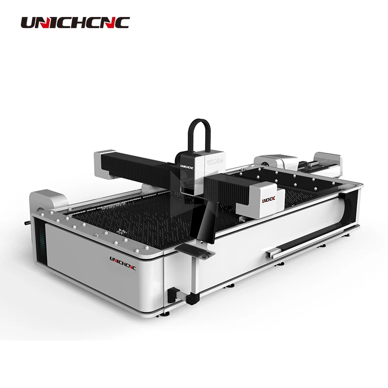 UNICHCNC 20 мм машина для волоконной лазерной резки вращающееся устройство/Оборудование волоконно-лазерной листового