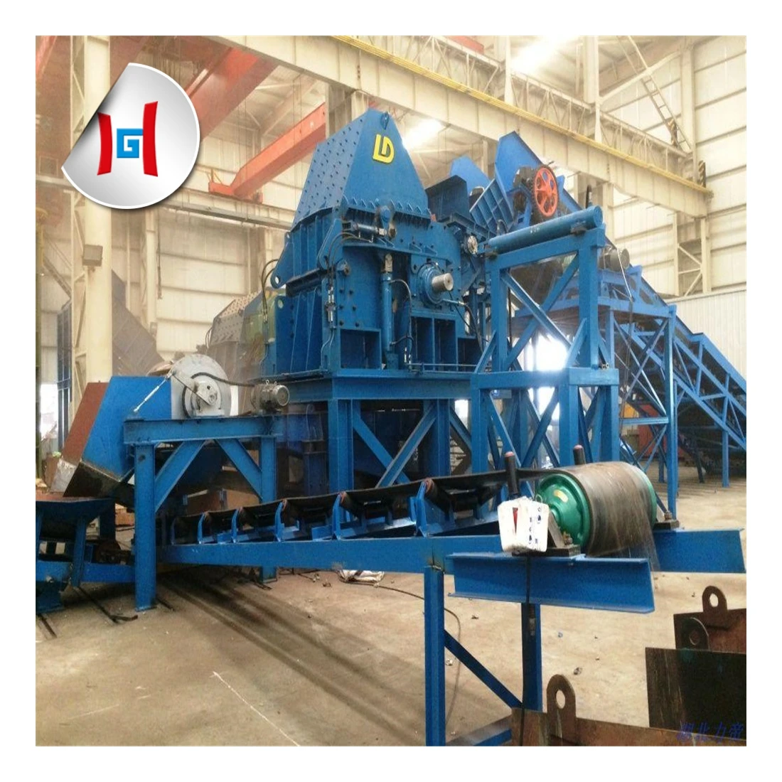 Chinese waste metal sorting production line scrap tin can shredder supplier