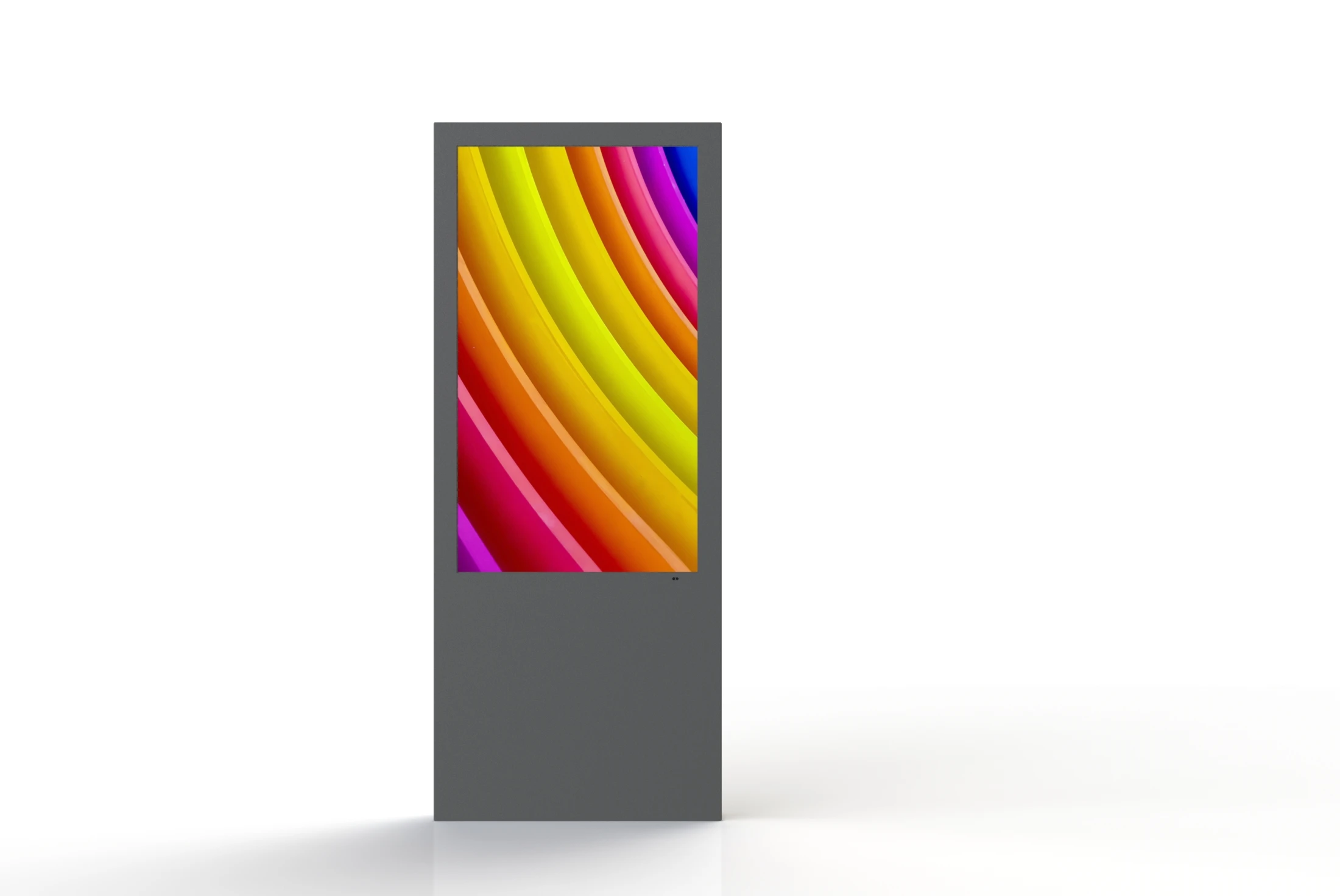 55 outdoor totem, IP67 outdoor lcd panel, 4000 Nits outdoor lcd video wall