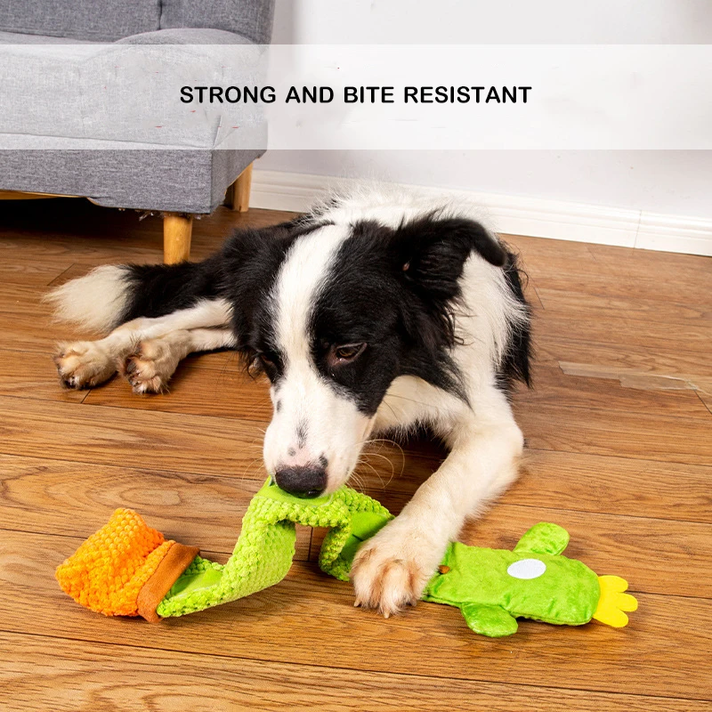 Wholesale Custom Green Cactus No Stuffing Soft Plush Squeaky Dog Chew Puppy Toys