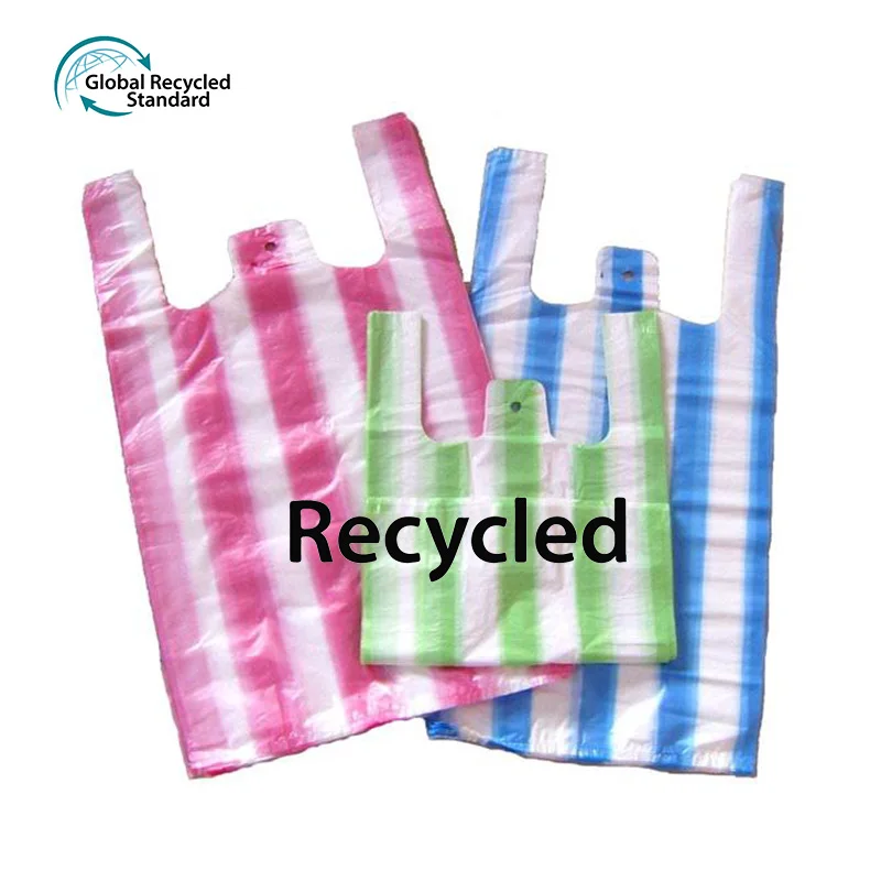 Thank You Bag Biodegradable Compostable Shopping T-shirt Bag