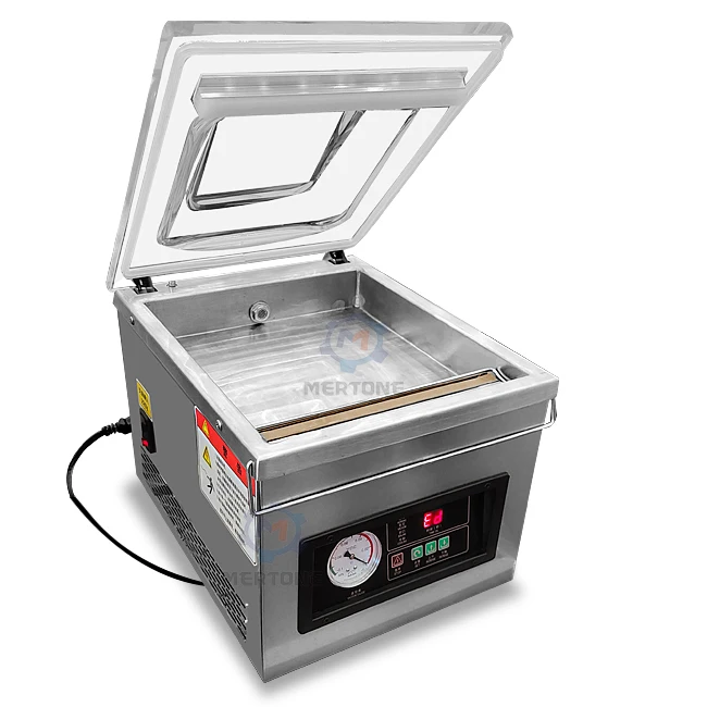 DZ-260 automatic table top economy food hamber vacuum sealer machine vacuum sealing packaging packing machine