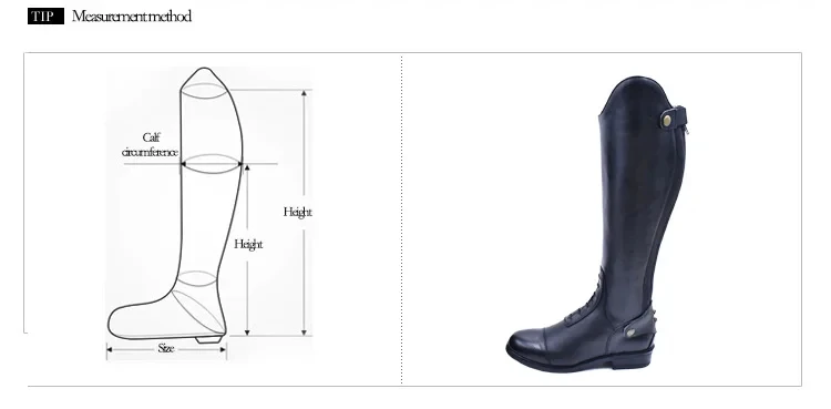 Factory Custom Equestrian Supplies PU Leather Long Boots Riding Equipment Non-slip Wear Resistant Horse Riding Shoes