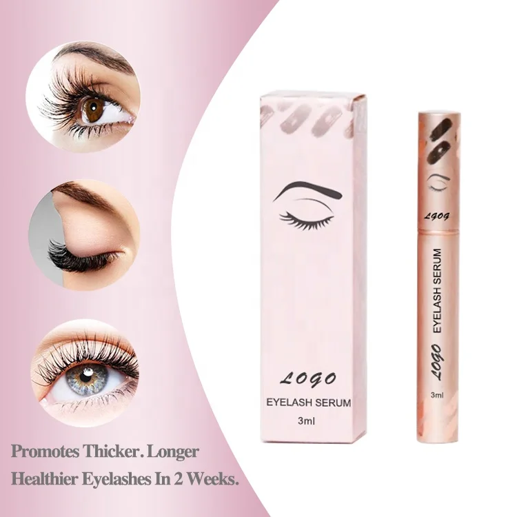 Organic Cosmetics Manufacturer FEG Special for Eyelash Extensions Rose Gold Mascara Tube 3Ml Uk Lash Serum