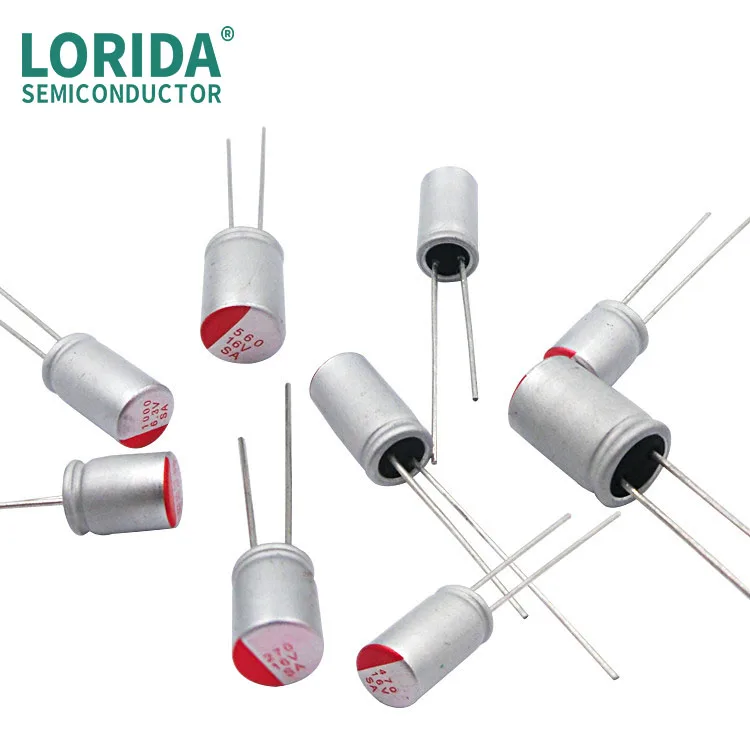 Профессиональное производство LORIDA 16 В 270 мкФ 6 3*8 твердотельное реле Spp полярность алюминиевый электролитический