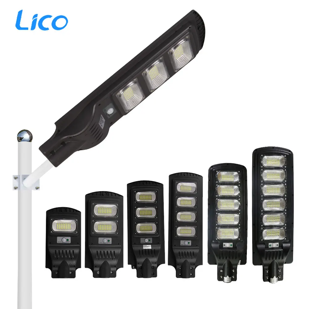 All in one Brightest price High quality ip67 waterproof outdoor solar integrated LED street light lamp