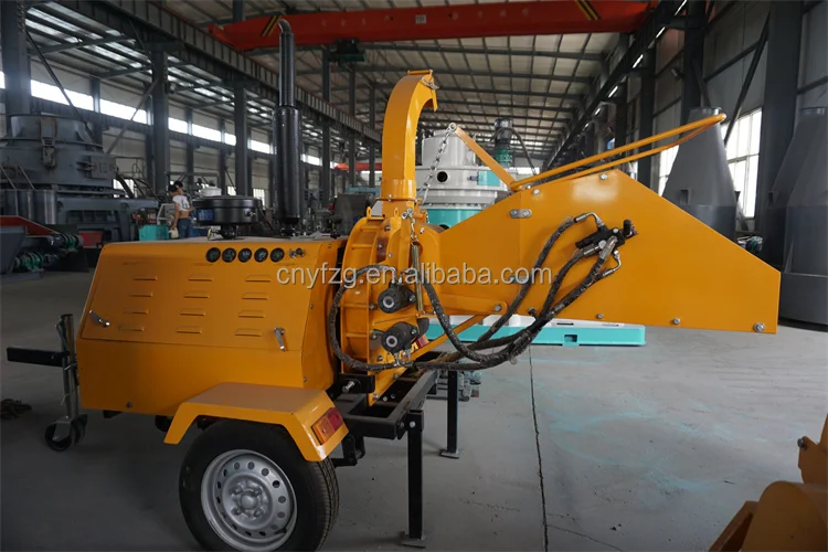 diesel engine wood chipper